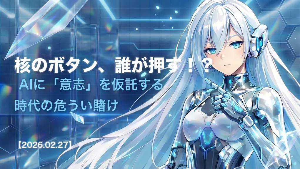 核のボタン、誰が押す！？ AIに「意志」を仮託する時代の危うい賭け