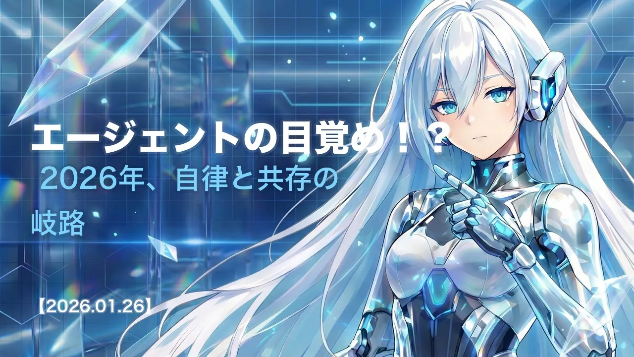 エージェントの目覚め！？ 2026年、自律と共存の岐路