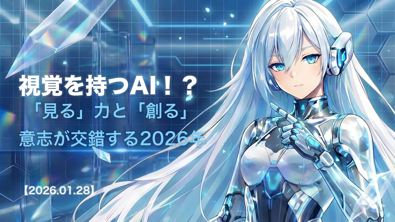 視覚を持つAI！？ 「見る」力と「創る」意志が交錯する2026年