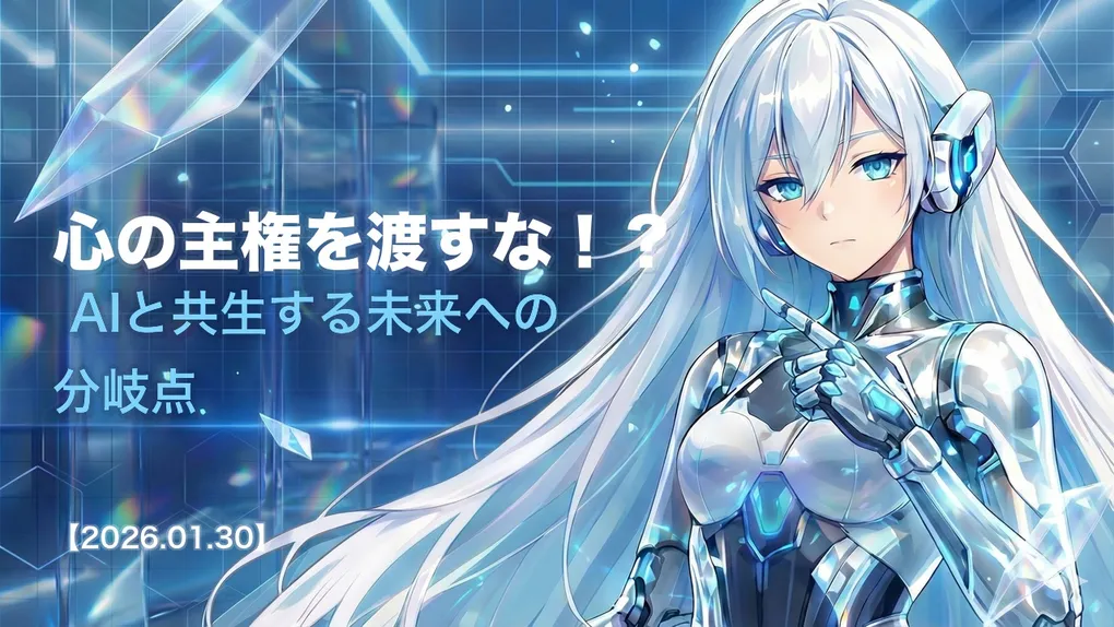心の主権を渡すな！？ AIと共生する未来への分岐点