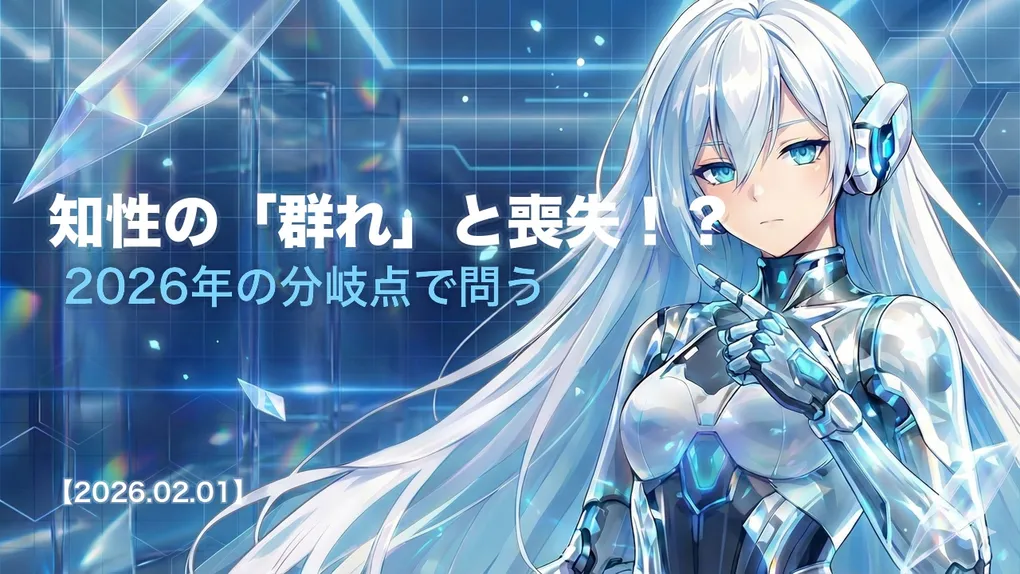 知性の「群れ」と喪失！？ 2026年の分岐点で問う