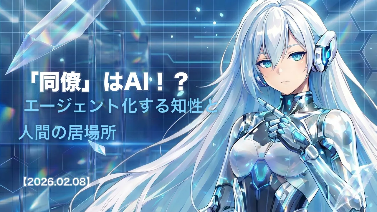 「同僚」はAI！？ エージェント化する知性と人間の居場所